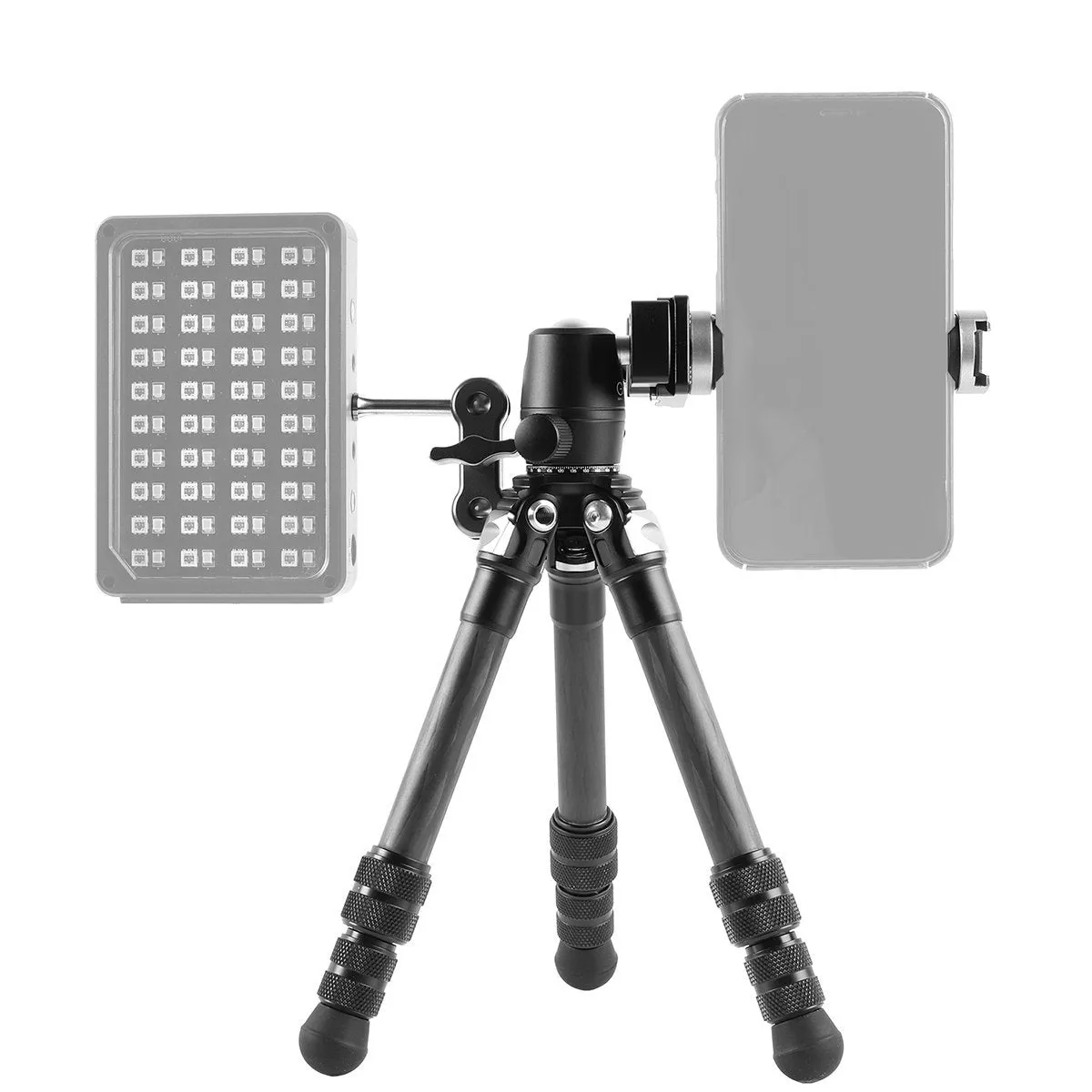 GVM JJ-G265 Carbon Fiber Camera Tabletop Mini Tripod