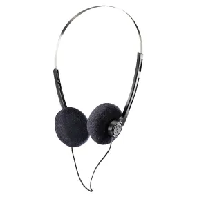 Hama Slight Over-Ear Wired Headphones - Black & Silver | 483607