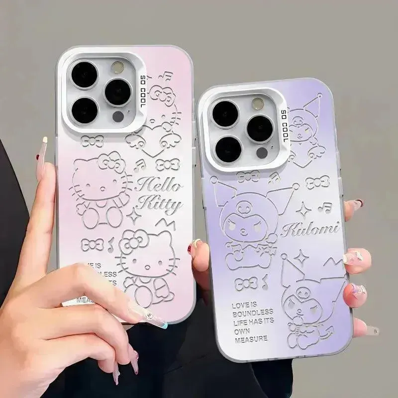 Hello Kitty and Kuromi Vibe Phone Case (For iPhones)