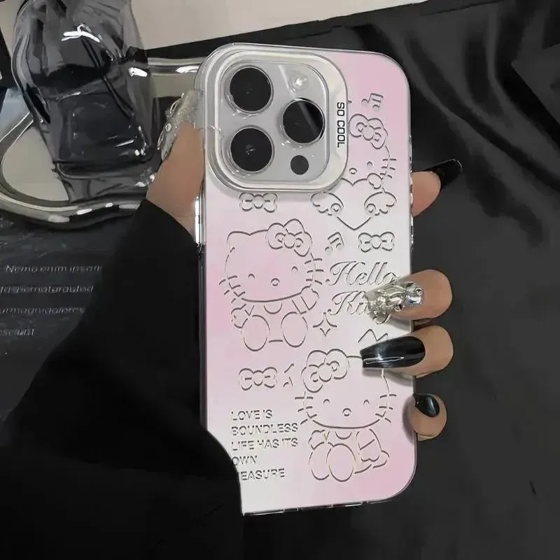 Hello Kitty and Kuromi Vibe Phone Case (For iPhones)