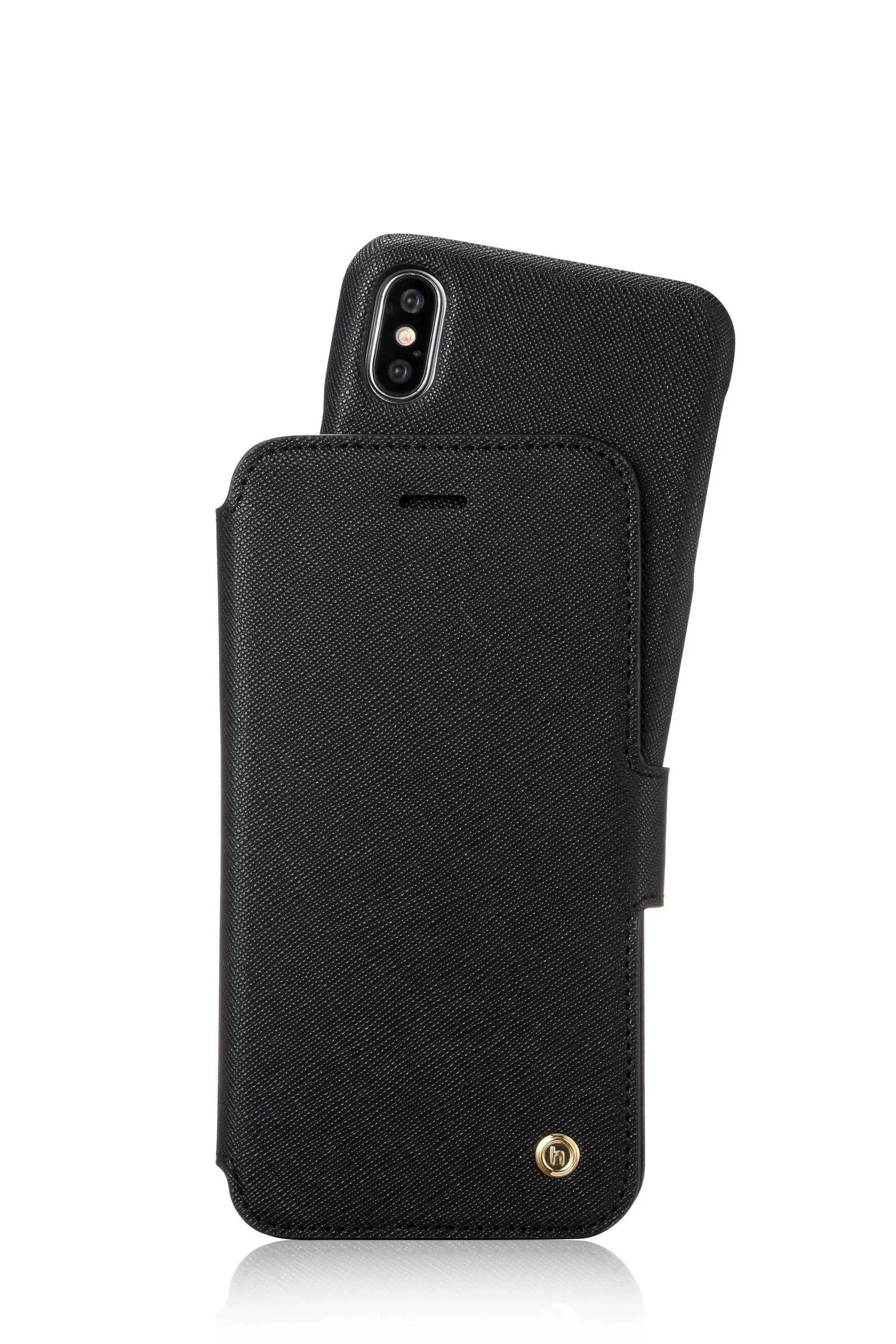 Holdit Style Magnet Wallet Case Stockholm for iPhone X - 3 Card Pockets