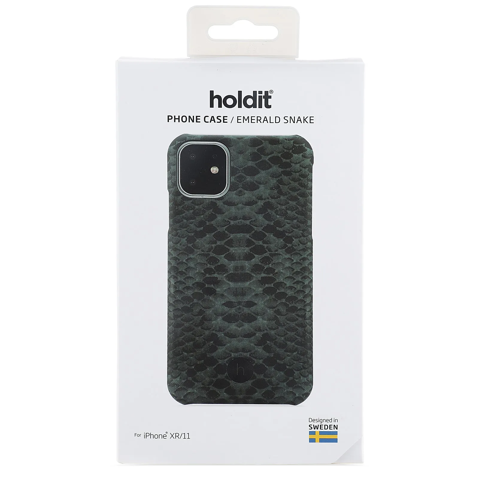 Holdit Style Paris Phone Case for iPhone 11/XR Snake Series - PARIS EMERALD SNAKE