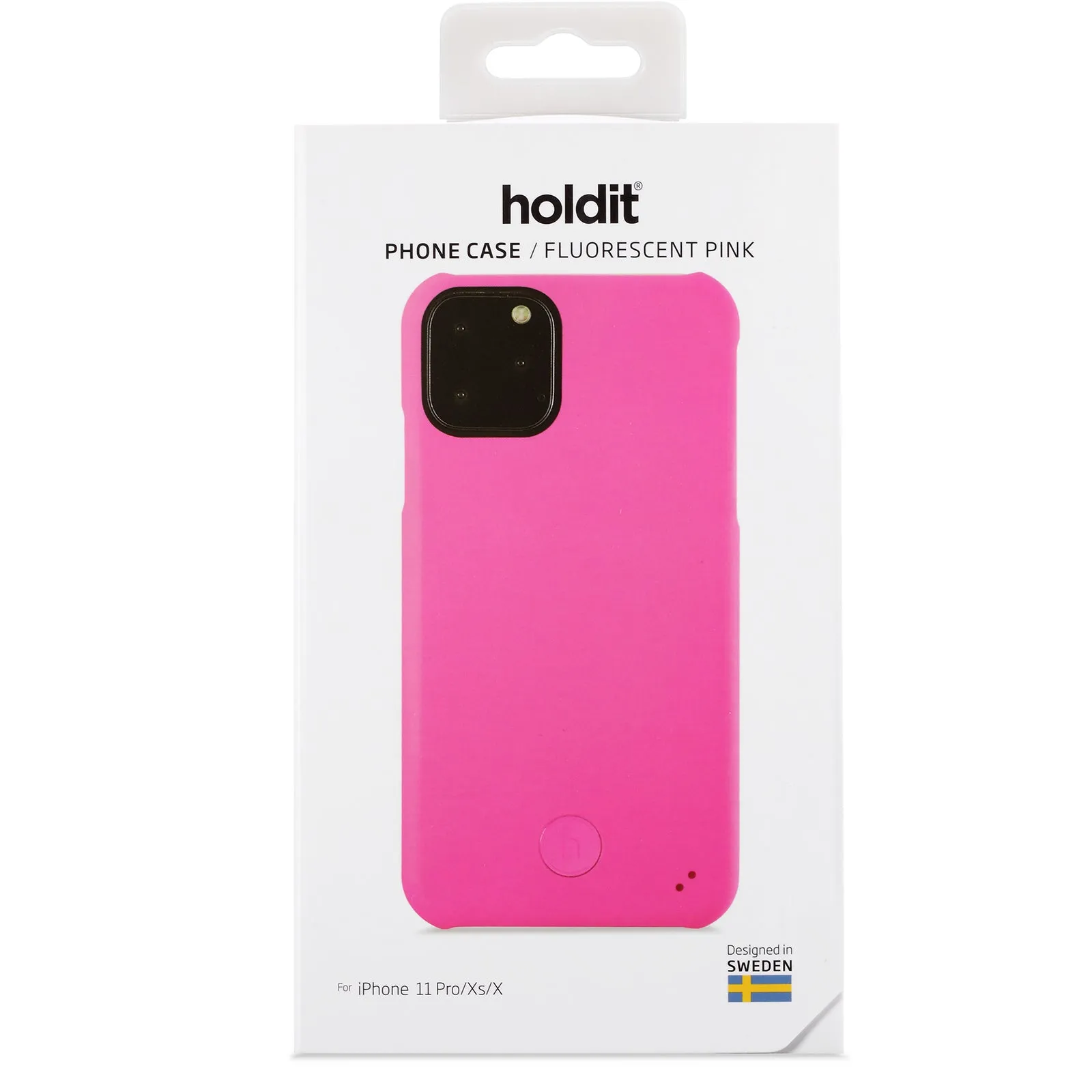 Holdit Style Phone Case for iPhone 11 Pro / Xs / X NEON EDITION - Fluorescent Pink