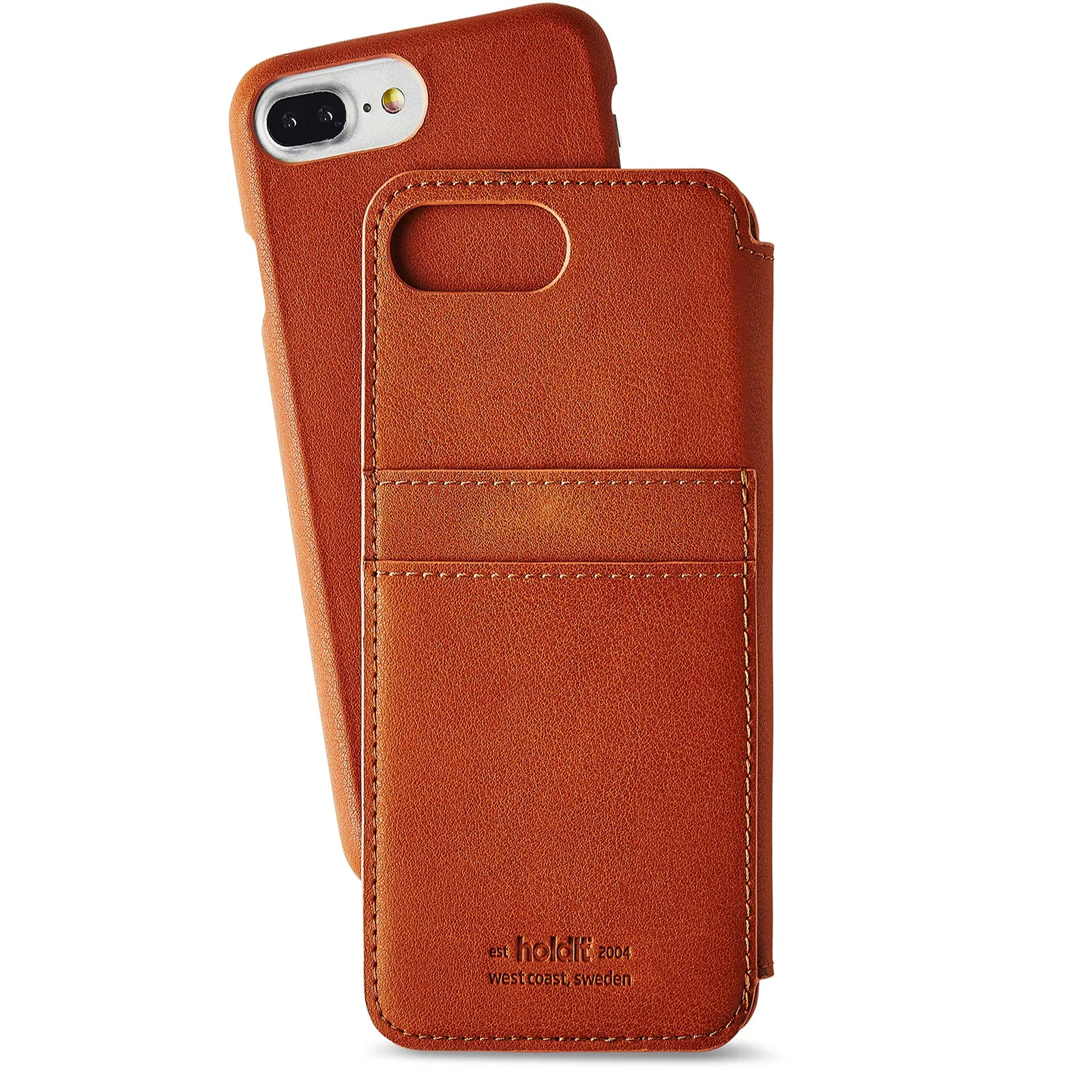 Holdit Style Slim Flip Magnet Wallet Case Berlin for iPhone (8/7/6/6S) Plus - 2 Card Pockets