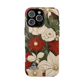 Holiday Flowers, Cell Phone Case - Apple, Samsung or Google Pixel