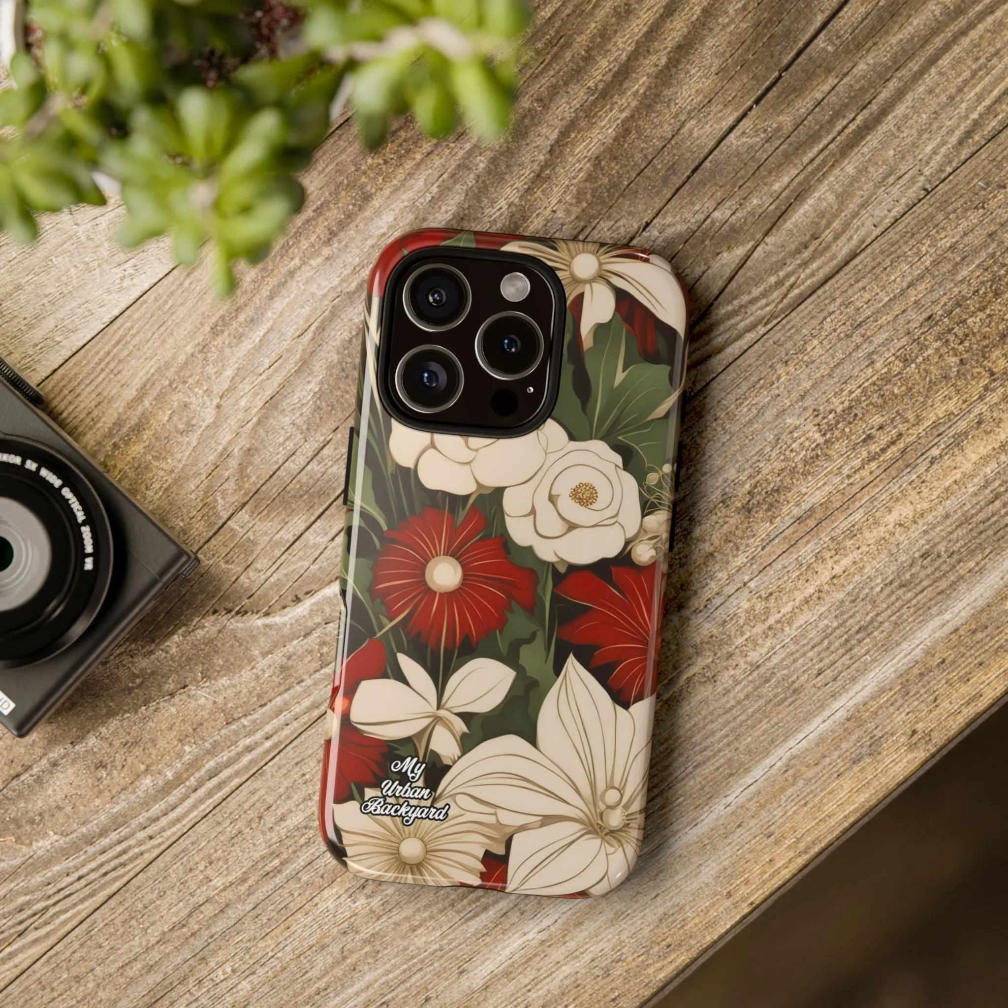 Holiday Flowers, Cell Phone Case - Apple, Samsung or Google Pixel