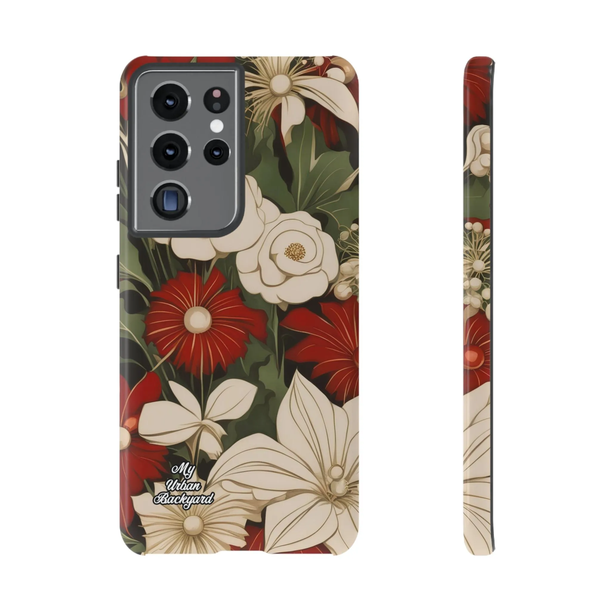 Holiday Flowers, Cell Phone Case - Apple, Samsung or Google Pixel