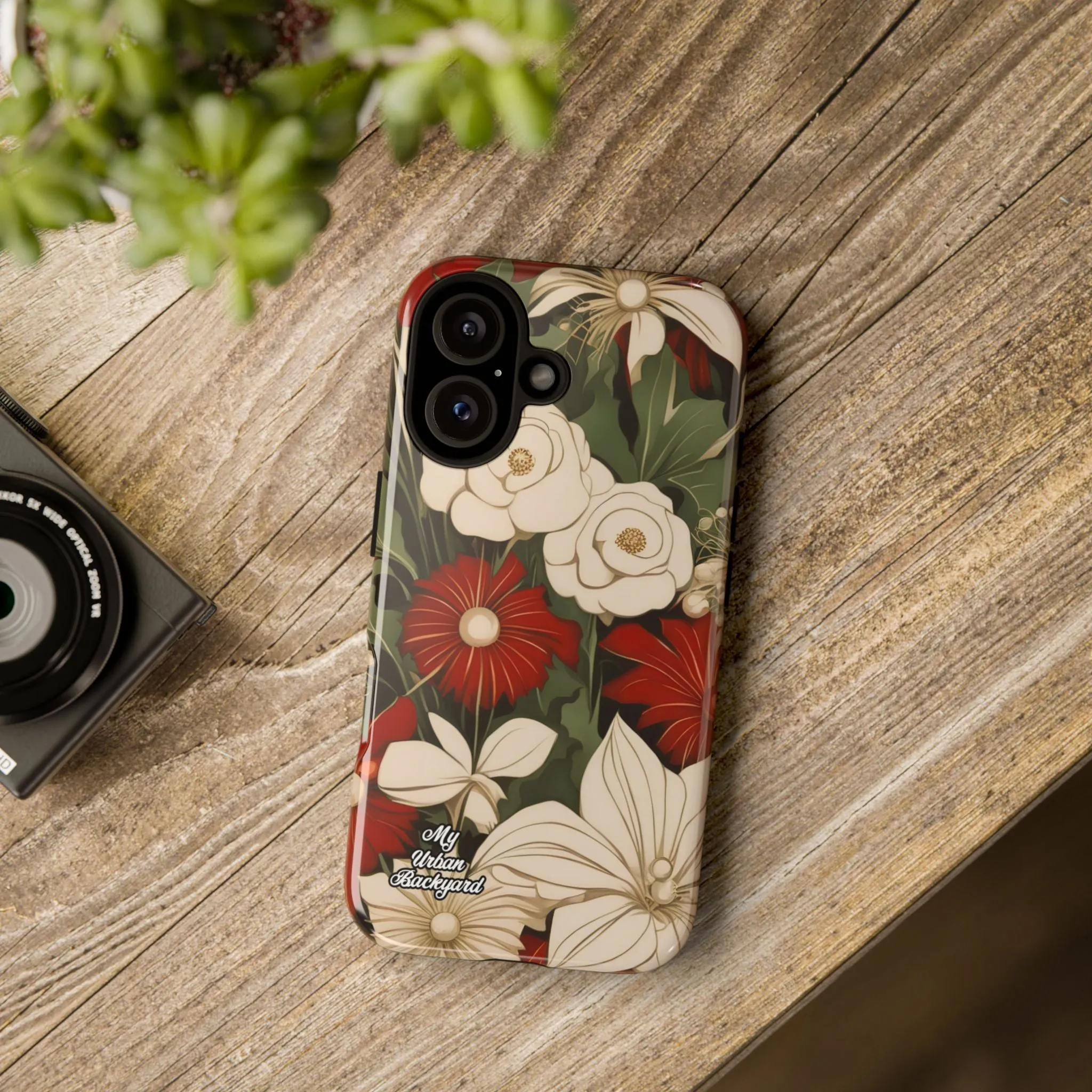 Holiday Flowers, Cell Phone Case - Apple, Samsung or Google Pixel