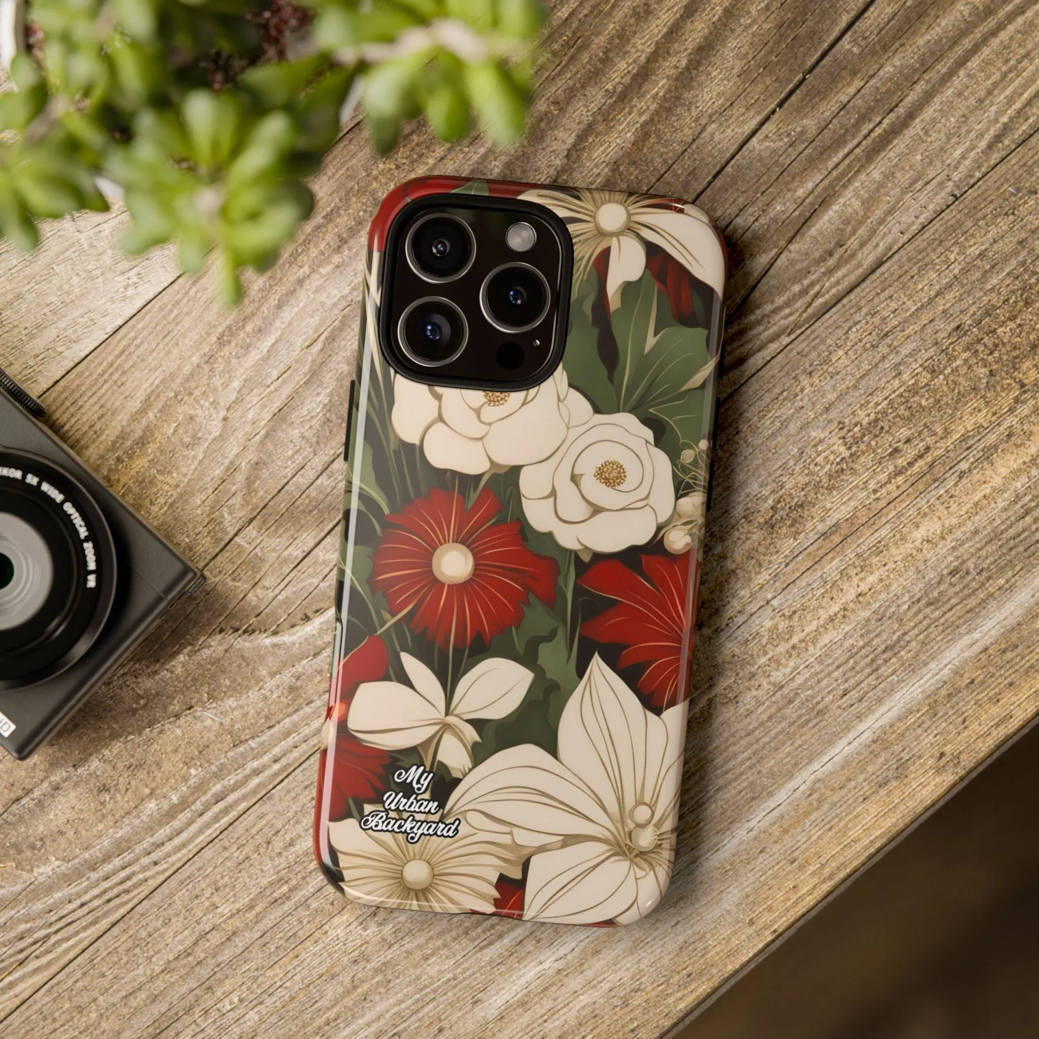 Holiday Flowers, Cell Phone Case - Apple, Samsung or Google Pixel