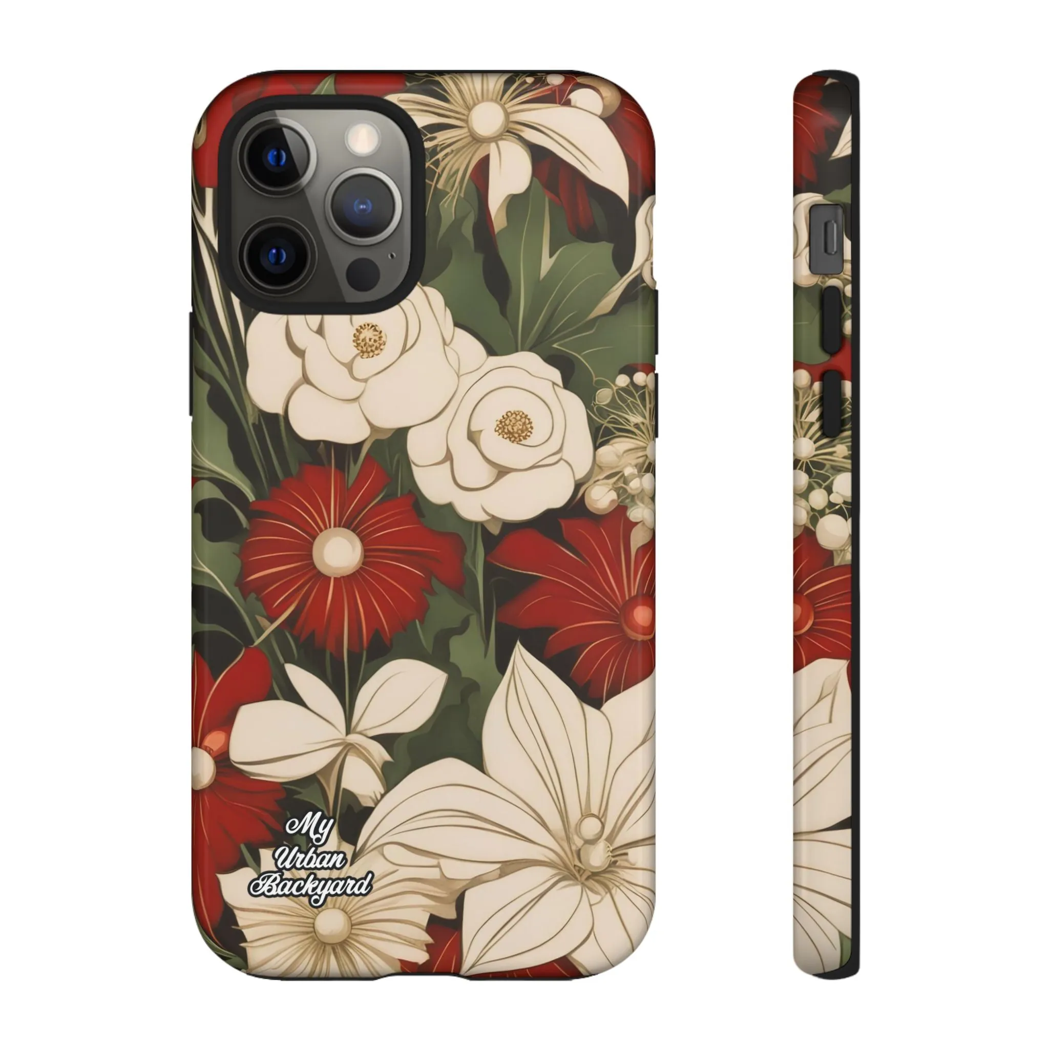 Holiday Flowers, Cell Phone Case - Apple, Samsung or Google Pixel