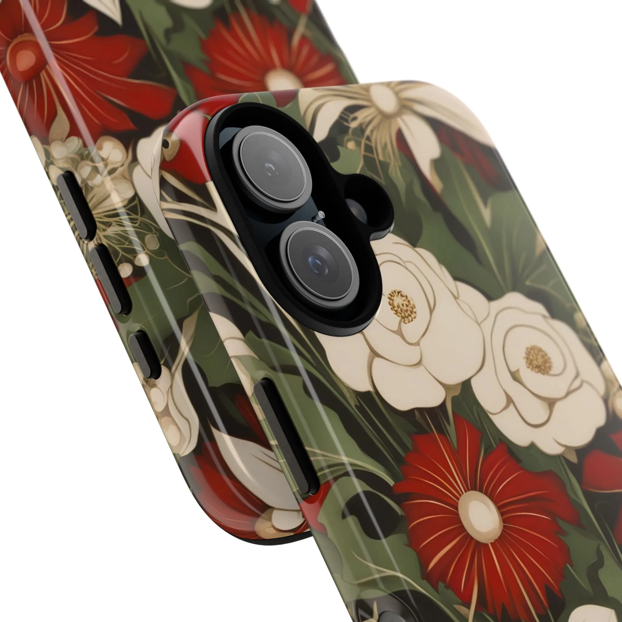 Holiday Flowers, Cell Phone Case - Apple, Samsung or Google Pixel