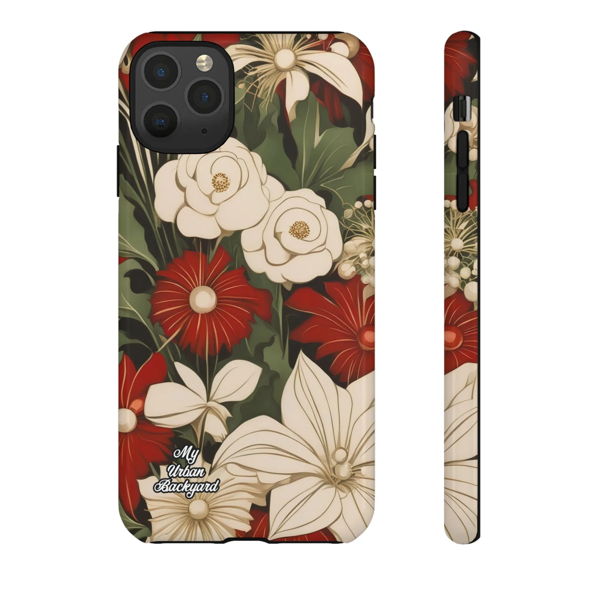 Holiday Flowers, Cell Phone Case - Apple, Samsung or Google Pixel