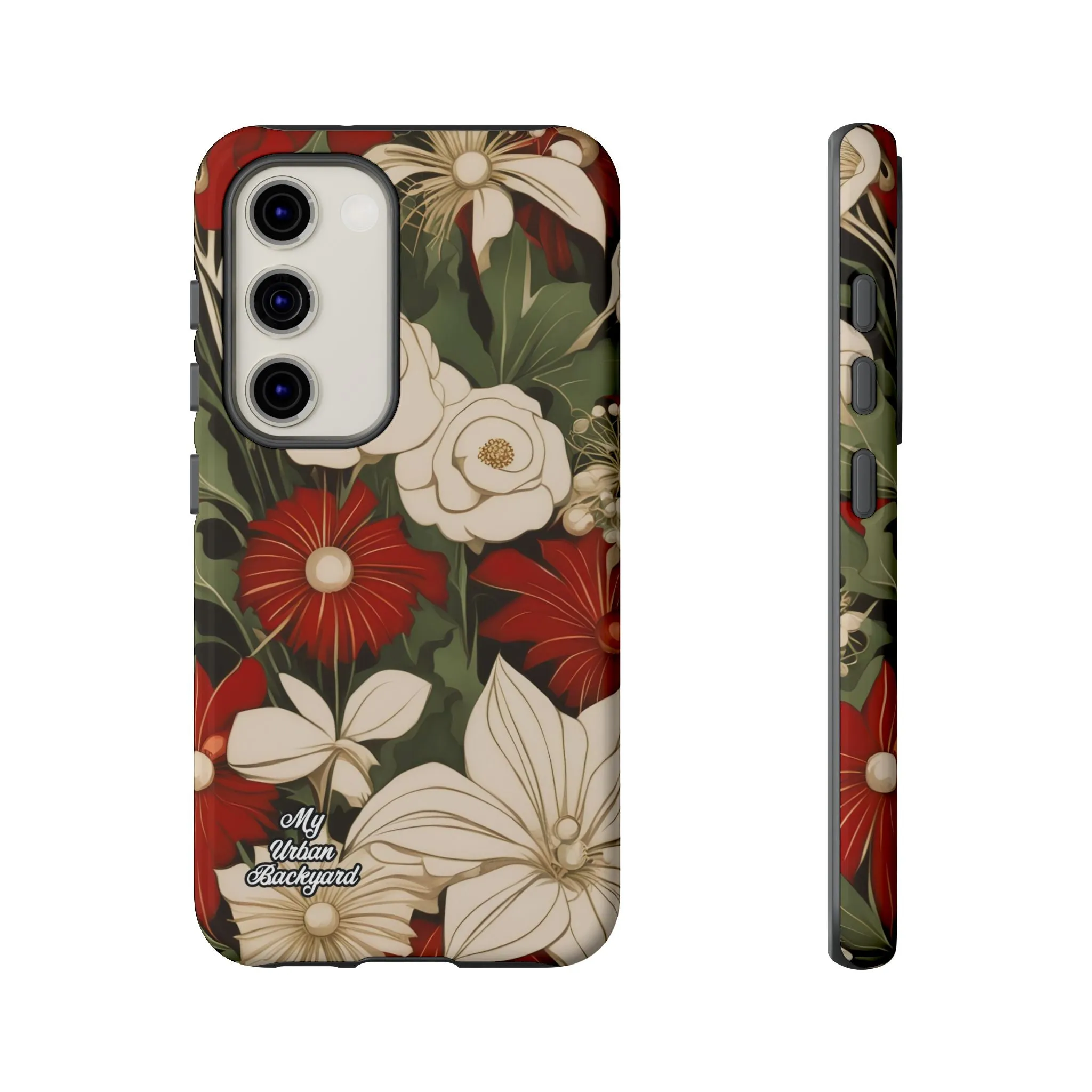 Holiday Flowers, Cell Phone Case - Apple, Samsung or Google Pixel