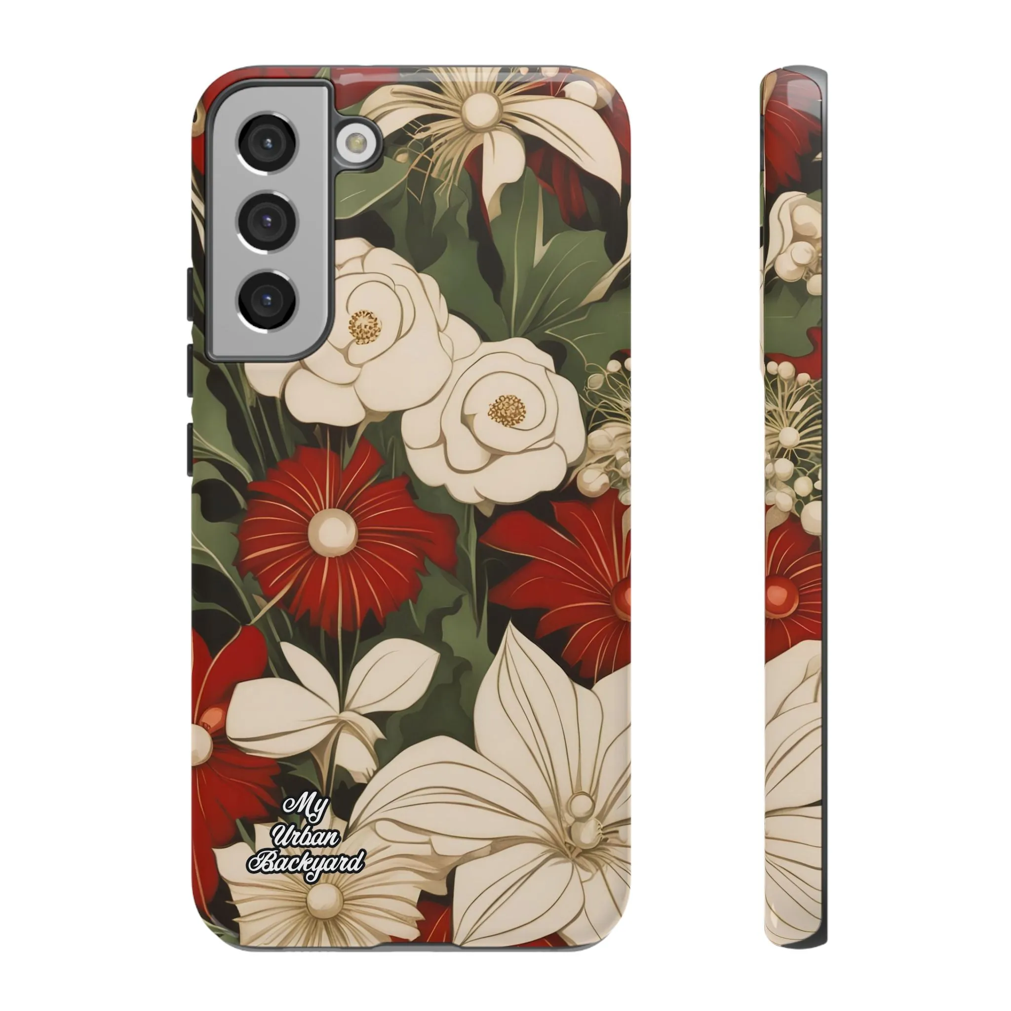 Holiday Flowers, Cell Phone Case - Apple, Samsung or Google Pixel