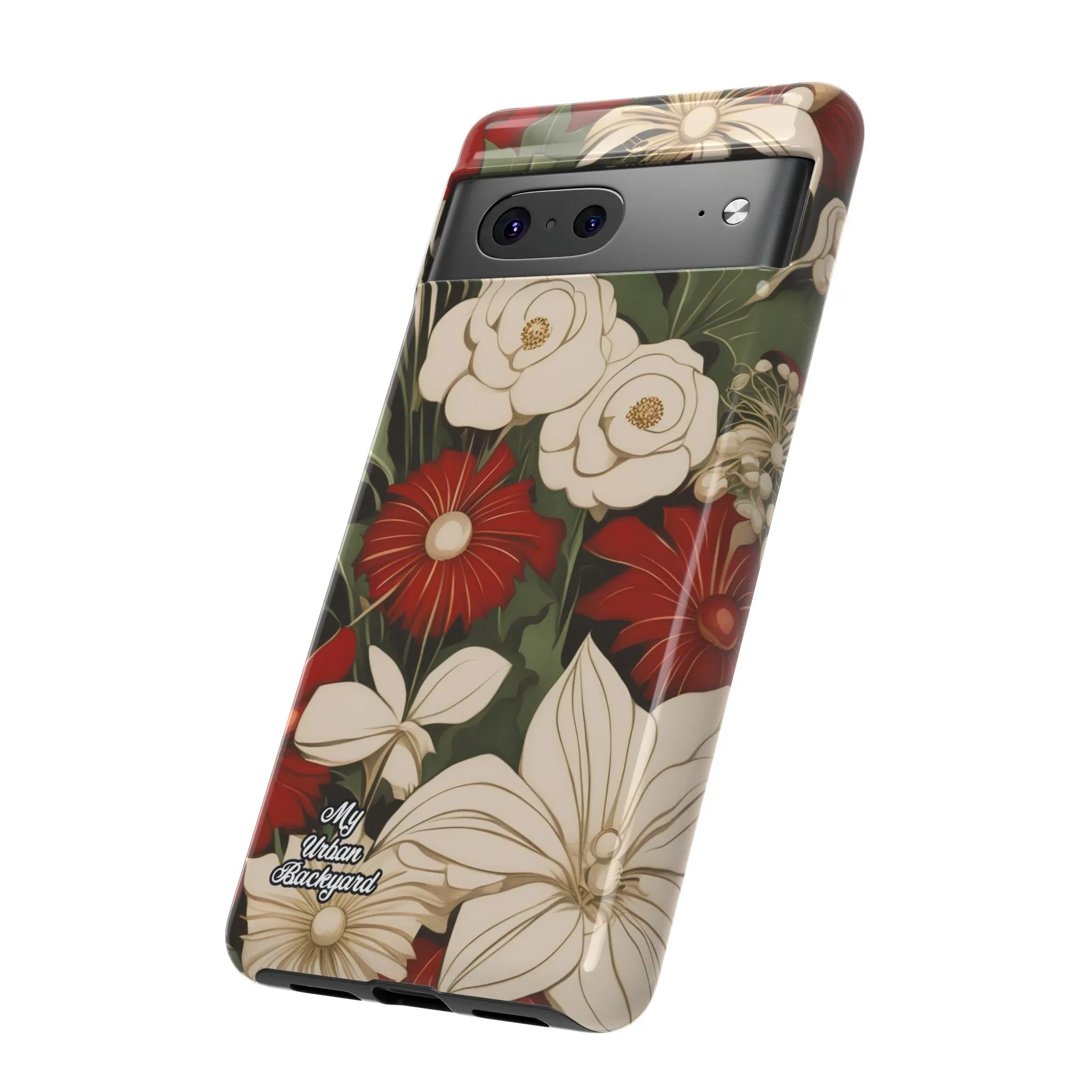 Holiday Flowers, Cell Phone Case - Apple, Samsung or Google Pixel