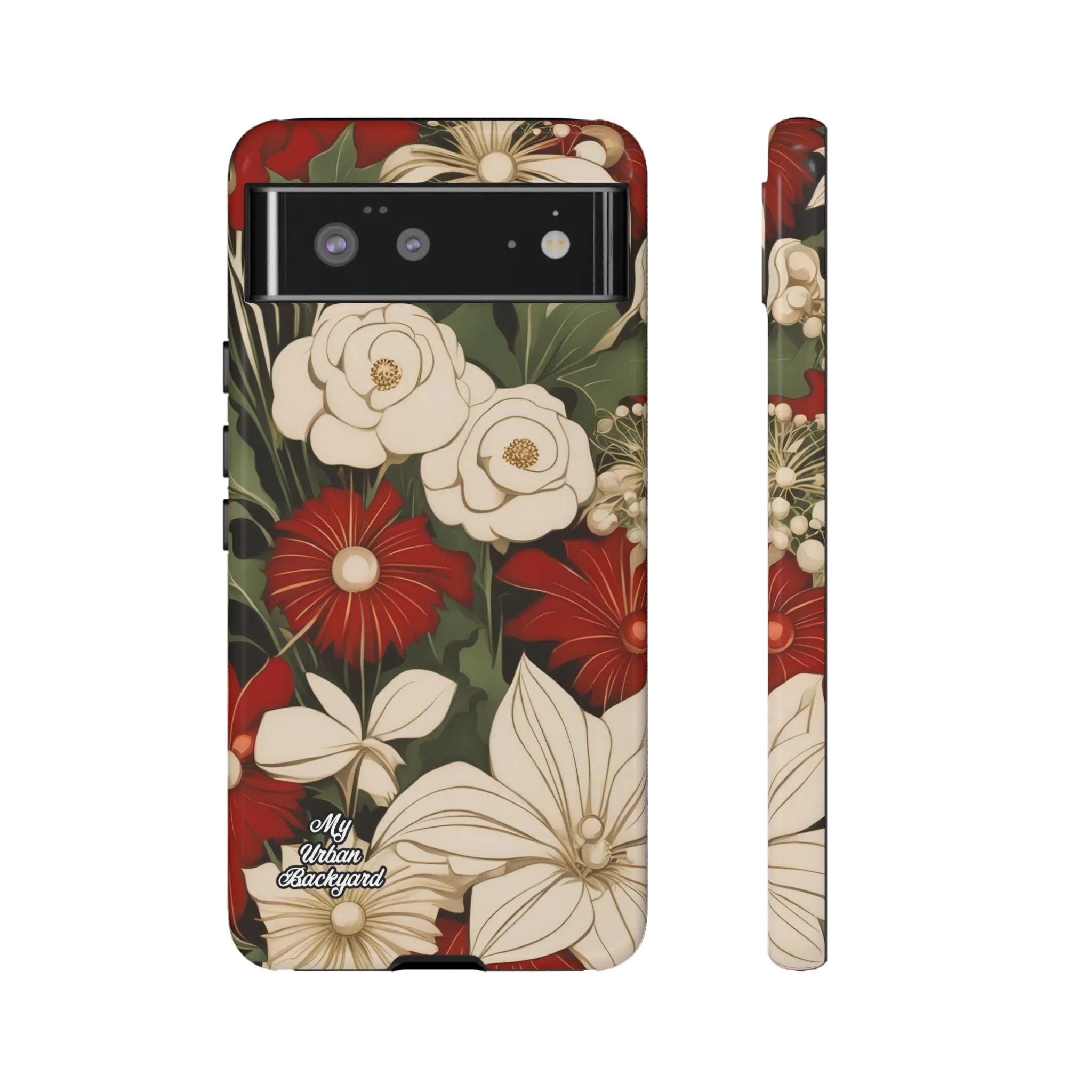 Holiday Flowers, Cell Phone Case - Apple, Samsung or Google Pixel