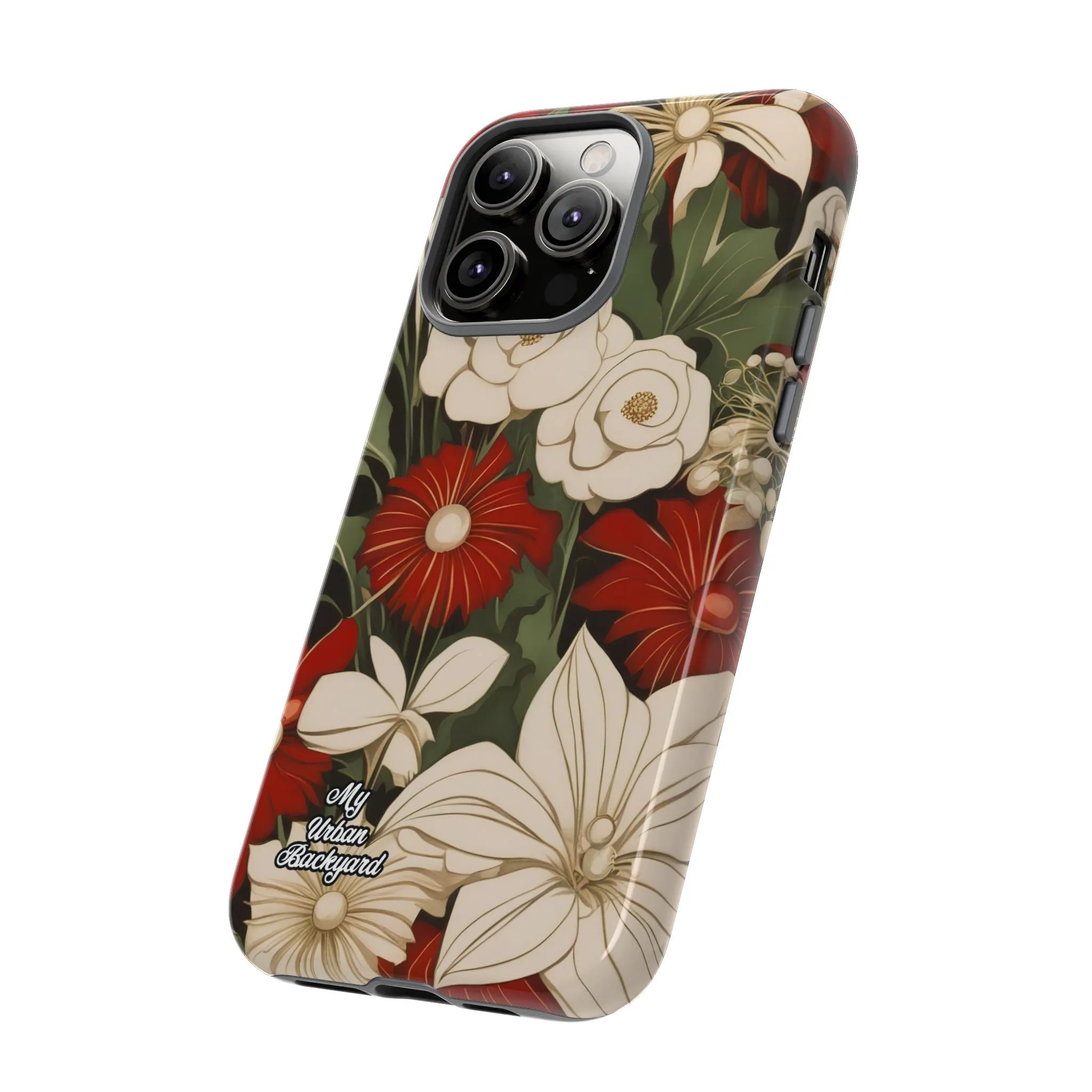 Holiday Flowers, Cell Phone Case - Apple, Samsung or Google Pixel