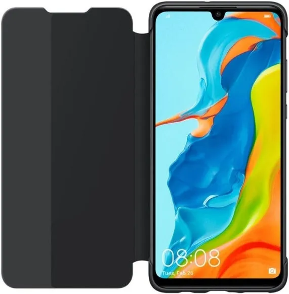 Huawei P30 Lite Official Smart View Flip Cover - Black