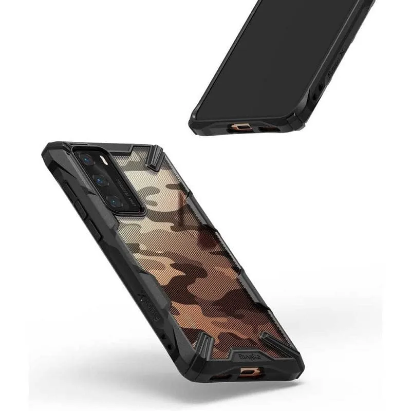 Huawei P40 Case FusionX Design Camo Black By Ringke