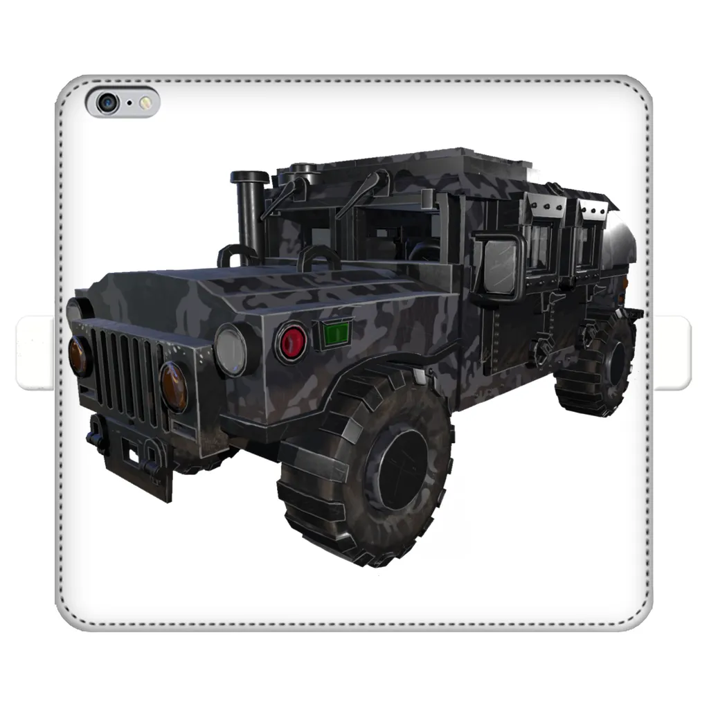 Hummer Vehicle Fully Printed Wallet Cases