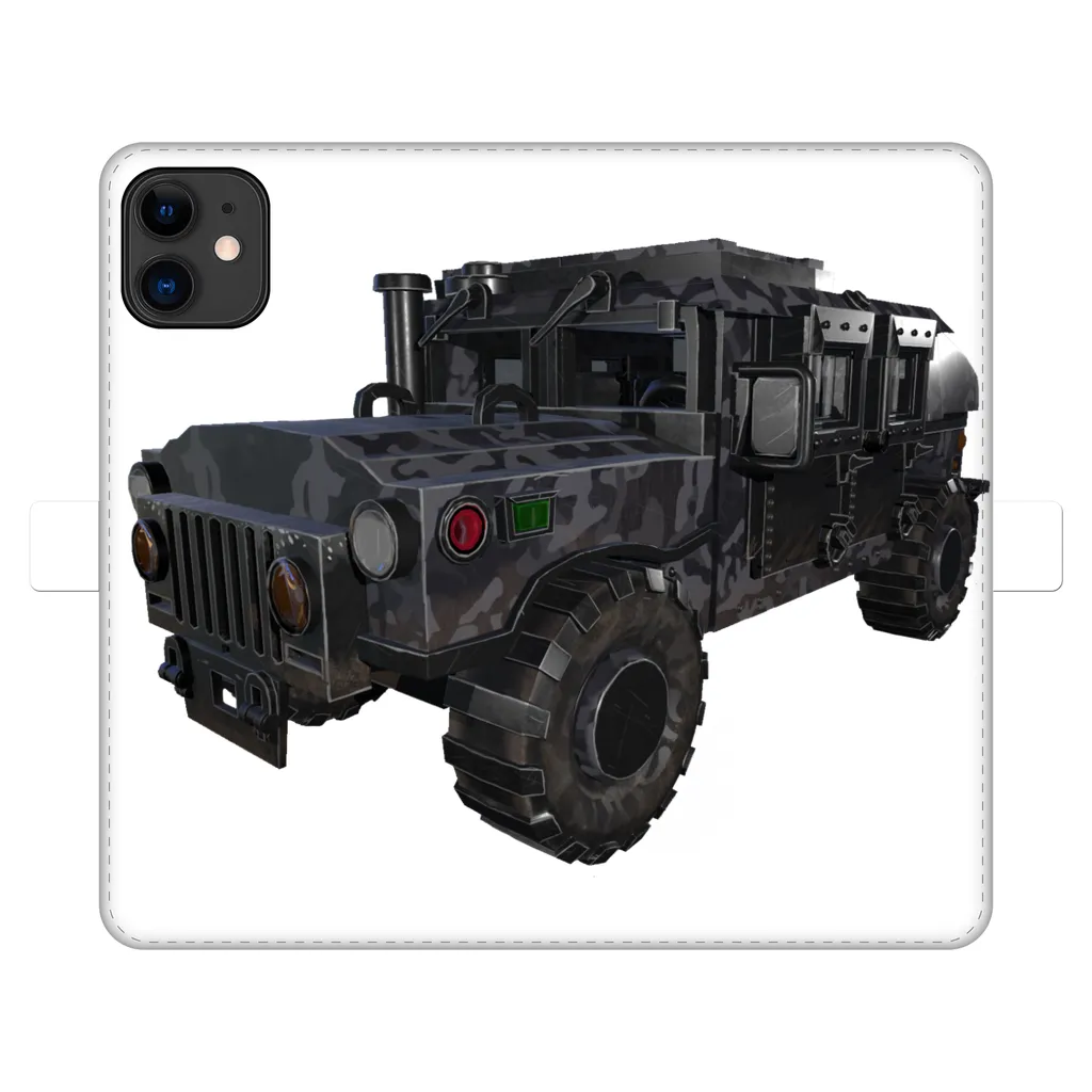 Hummer Vehicle Fully Printed Wallet Cases