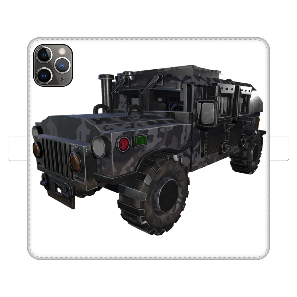 Hummer Vehicle Fully Printed Wallet Cases