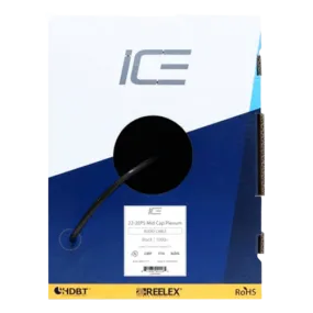 Ice Cable 22-2EPS/MC/P/BLK 22-2 EPS Mid Cap Cable - 1000ft Box (Black)