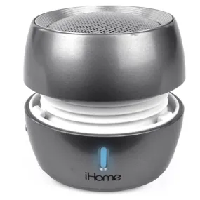 iHome IBT73SC Portable Bluetooth Wireless Color Changing Rechargeable Speaker (Gray)