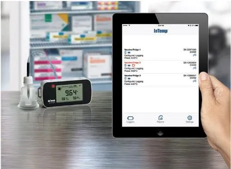 InTemp CX402 CDC VFC Compliant Temperature Data Logger with Glycol Bottle