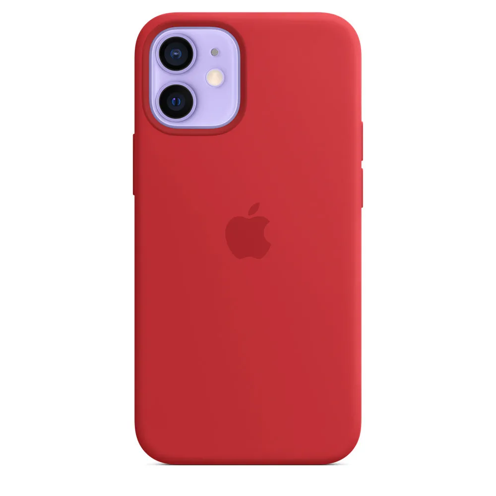 iPhone 12 mini Silicone Case with MagSafe (PRODUCT)RED