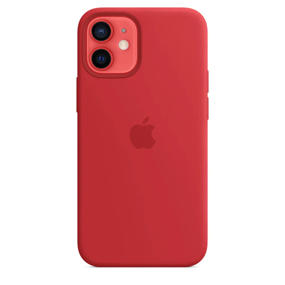 iPhone 12 mini Silicone Case with MagSafe (PRODUCT)RED