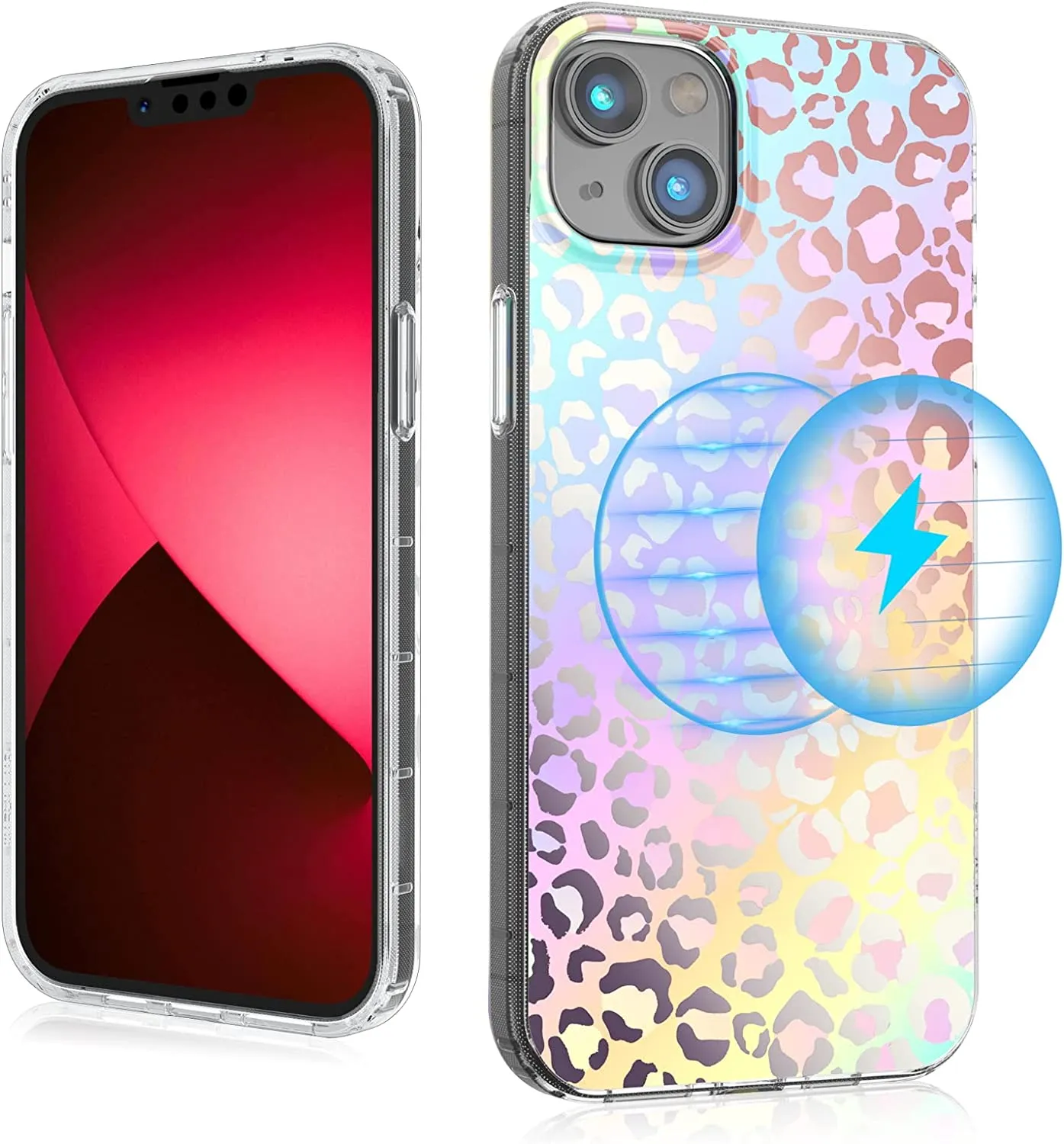 iPhone 14 Pro Case 6.1 inch, Compatible MagSafe Stylish Dazzle Mood Series