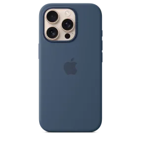 iPhone 16 Pro Silicone Case with MagSafe - Denim