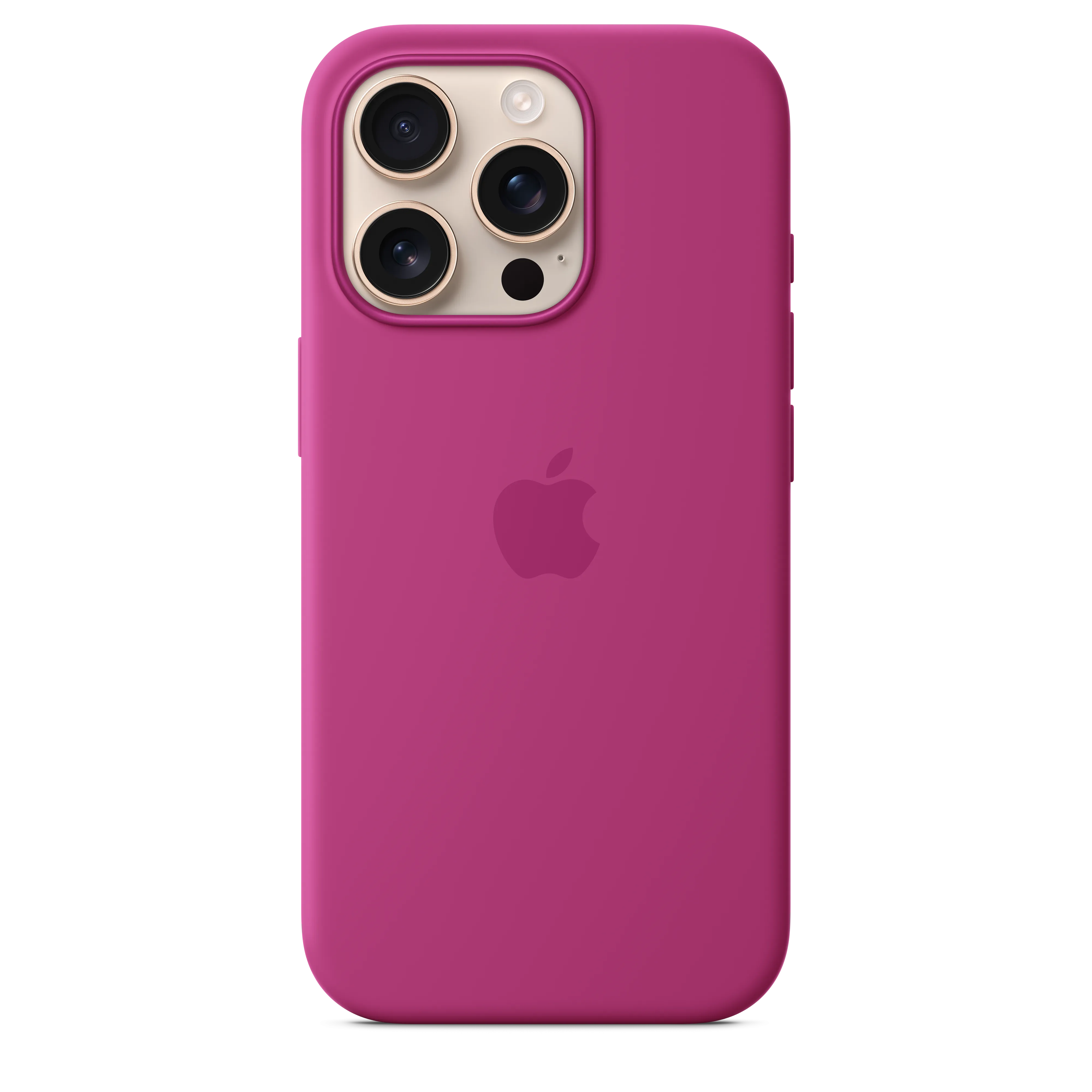 iPhone 16 Pro Silicone Case with MagSafe - Fuchsia