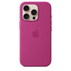 iPhone 16 Pro Silicone Case with MagSafe - Fuchsia