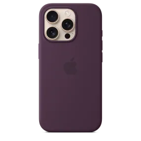 iPhone 16 Pro Silicone Case with MagSafe - Plum