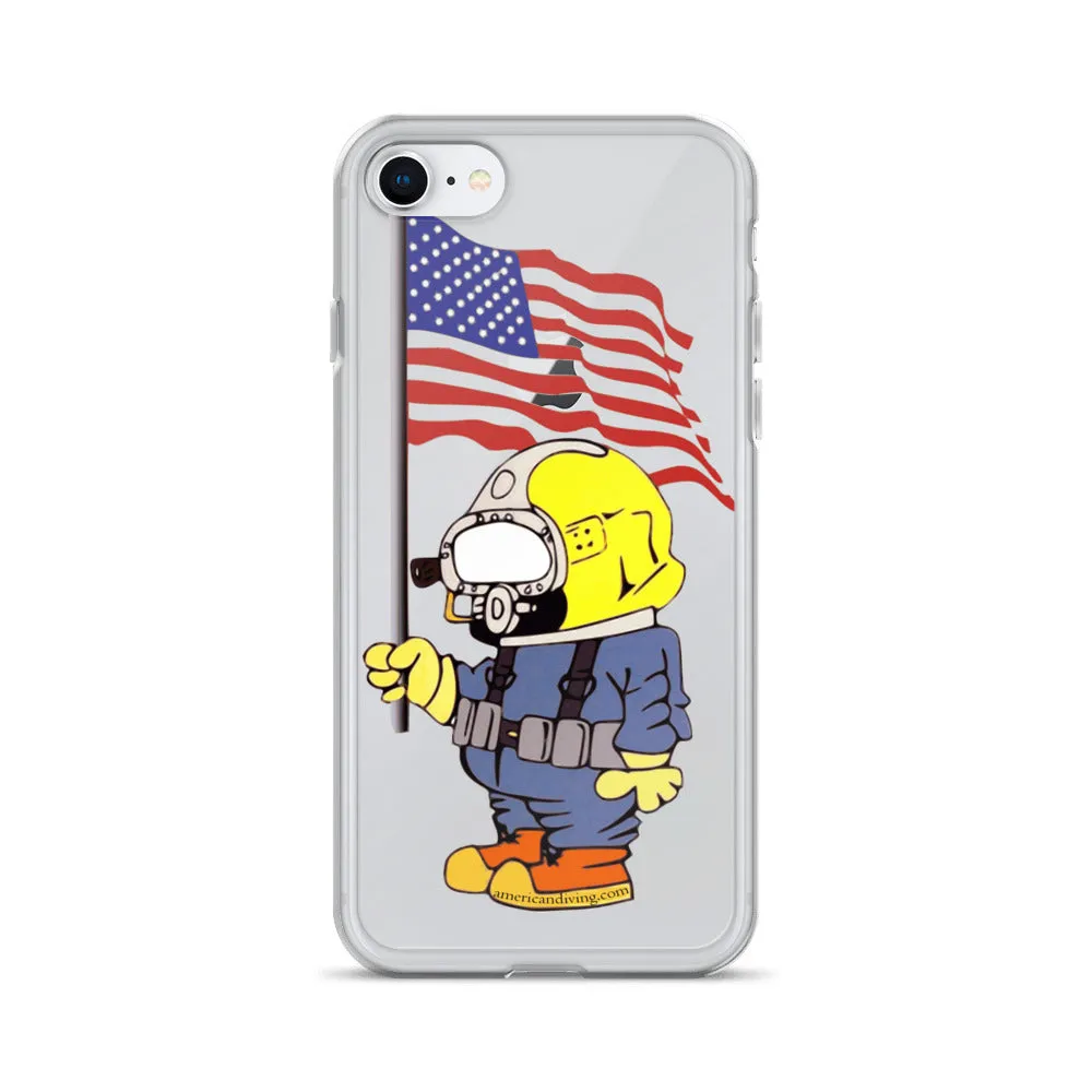 iPhone 6/7/8/X Phone Case w/ Patriot Diver