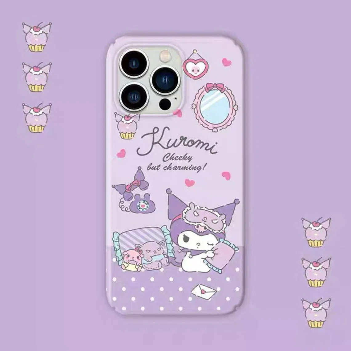 Japanese Cartoon KU Bedroom Pajamas iPhone Case XS XR X 11 12 13 14 15 Pro Promax