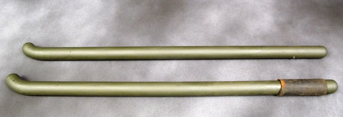 Japanese WW2 Type 3 & Type 92 MG Tripod Mount Carry Poles (pair)