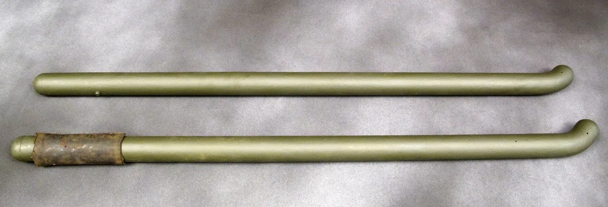 Japanese WW2 Type 3 & Type 92 MG Tripod Mount Carry Poles (pair)