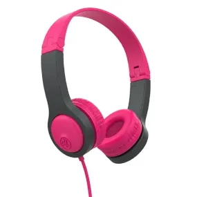 JLab HJBUDDIES2RPNKGRY6 JBuddies Folding Gen 2 Wired Headphones - Pink & Gray