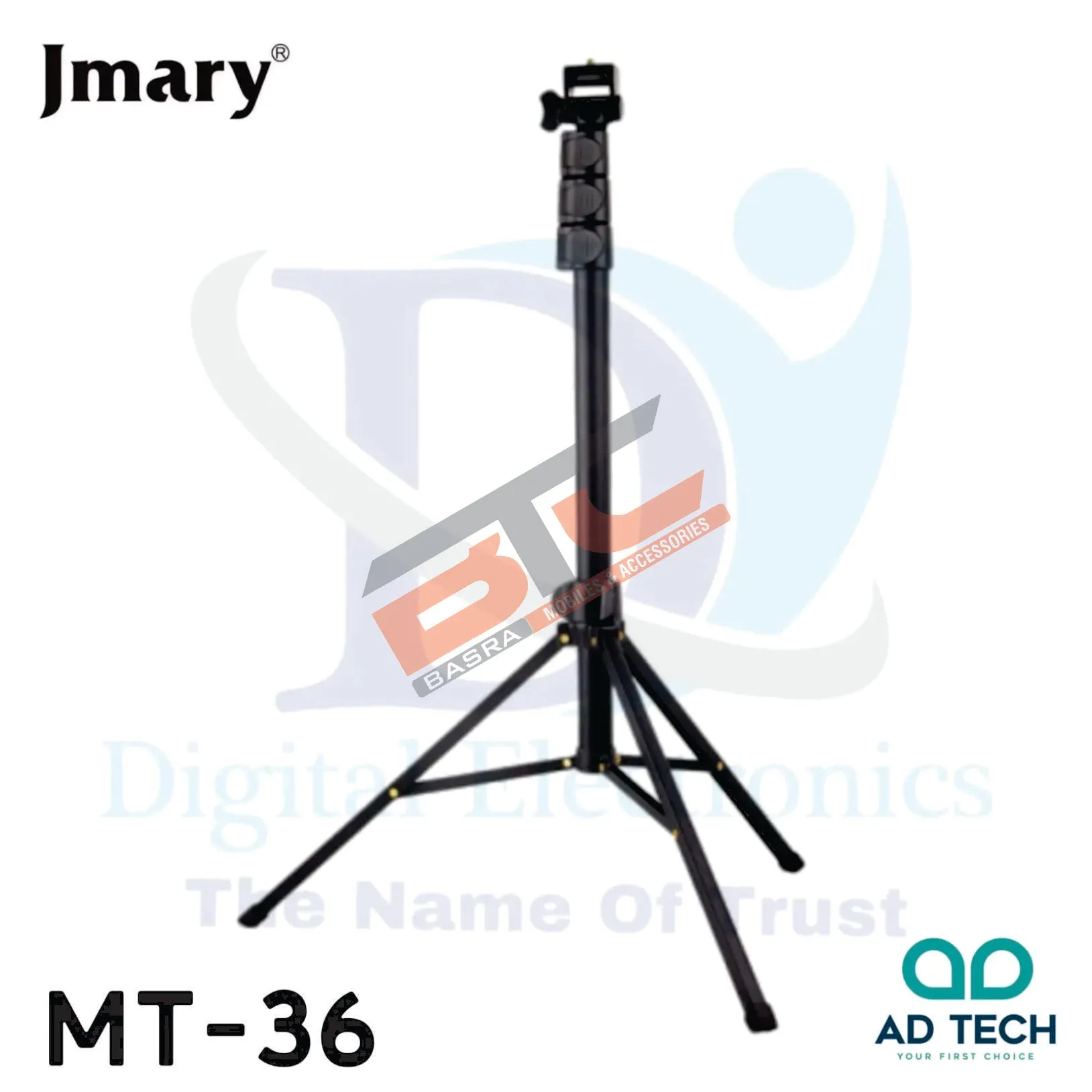 Jmary MT-36 Selfie Stick Tripod Stand - Extends 67" inches For Mobiles / Cameras / Gopro