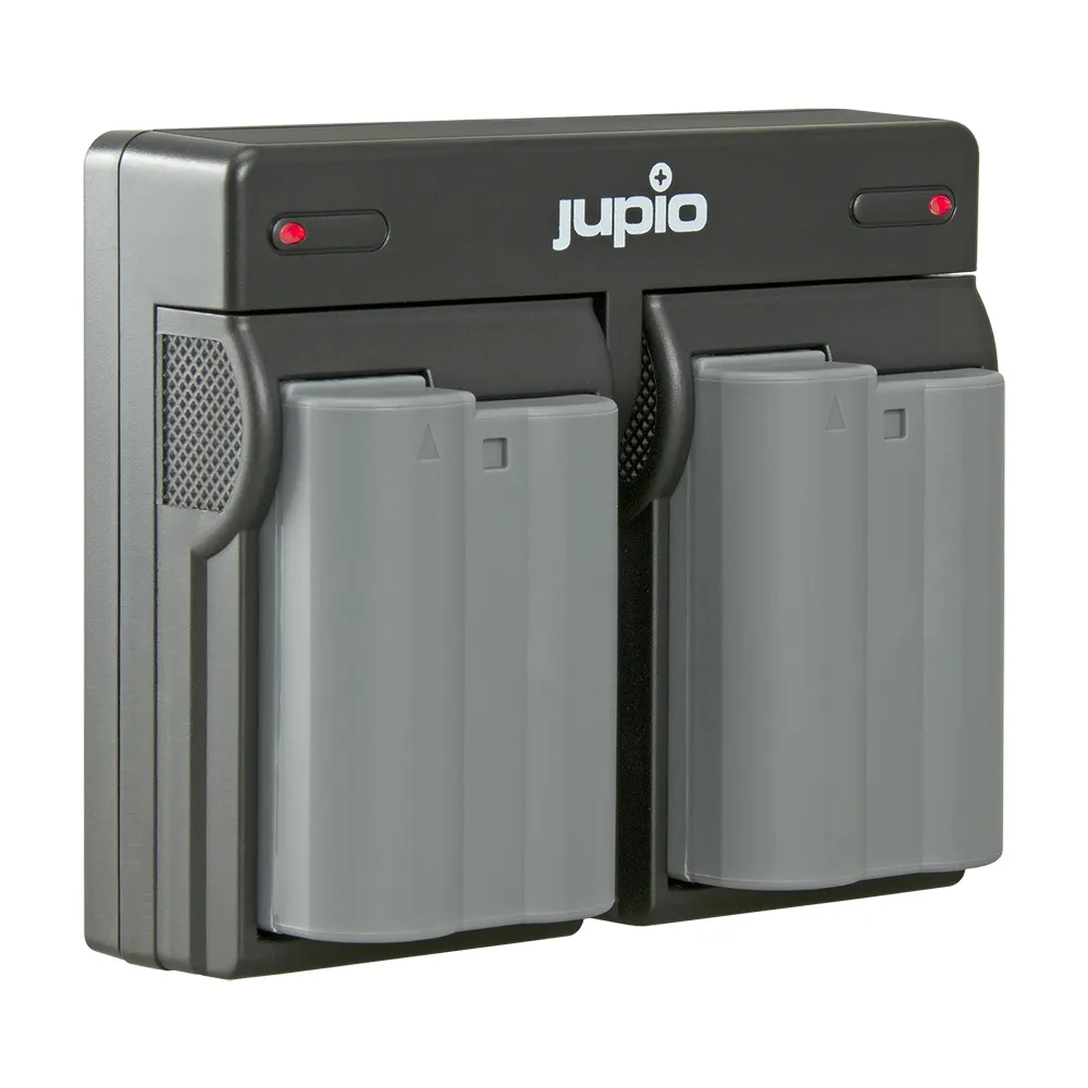 Jupio Kit: 2 x Nikon EN-EL15B 1700mAh Batteries   USB Dual Charger