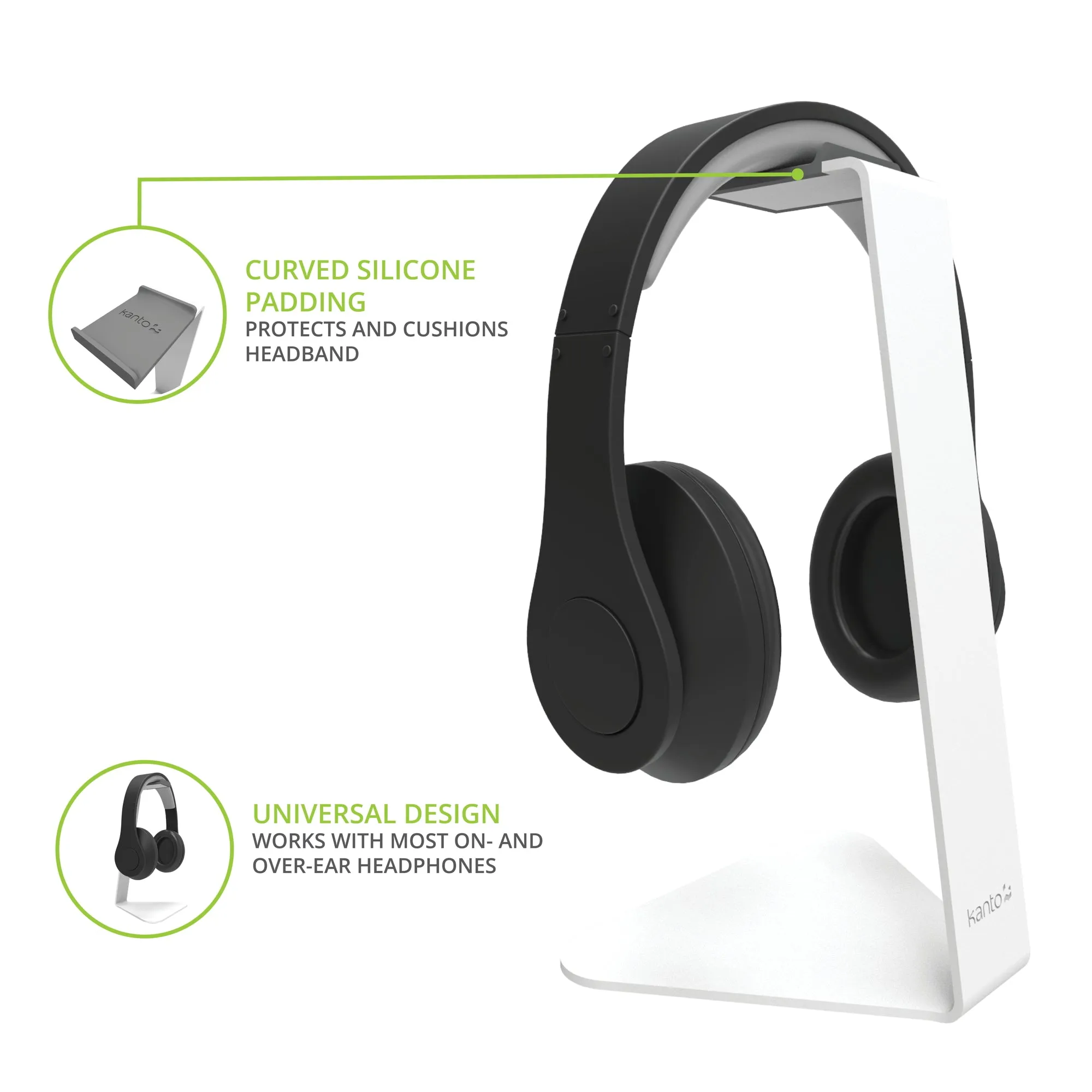 Kanto H1 Headphone Stand White