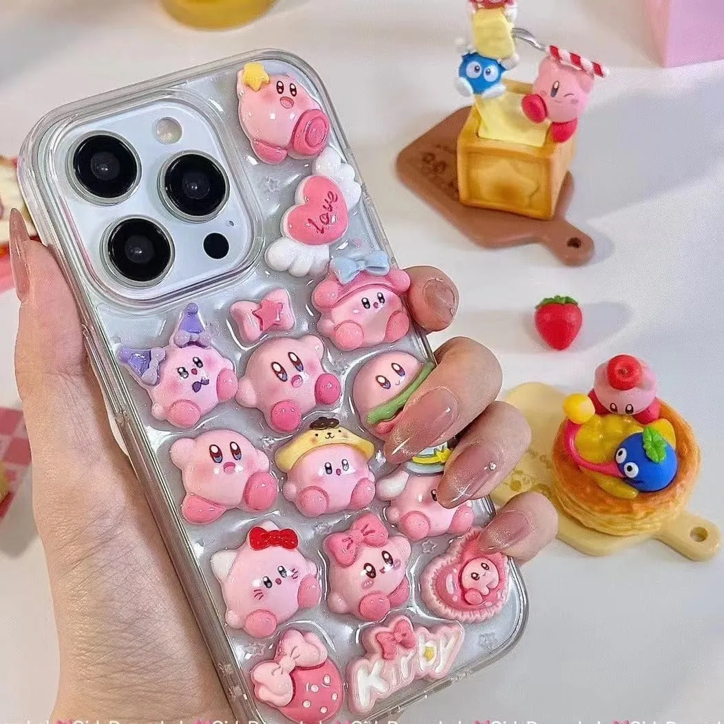 Kawaii Kirby iPhone Case