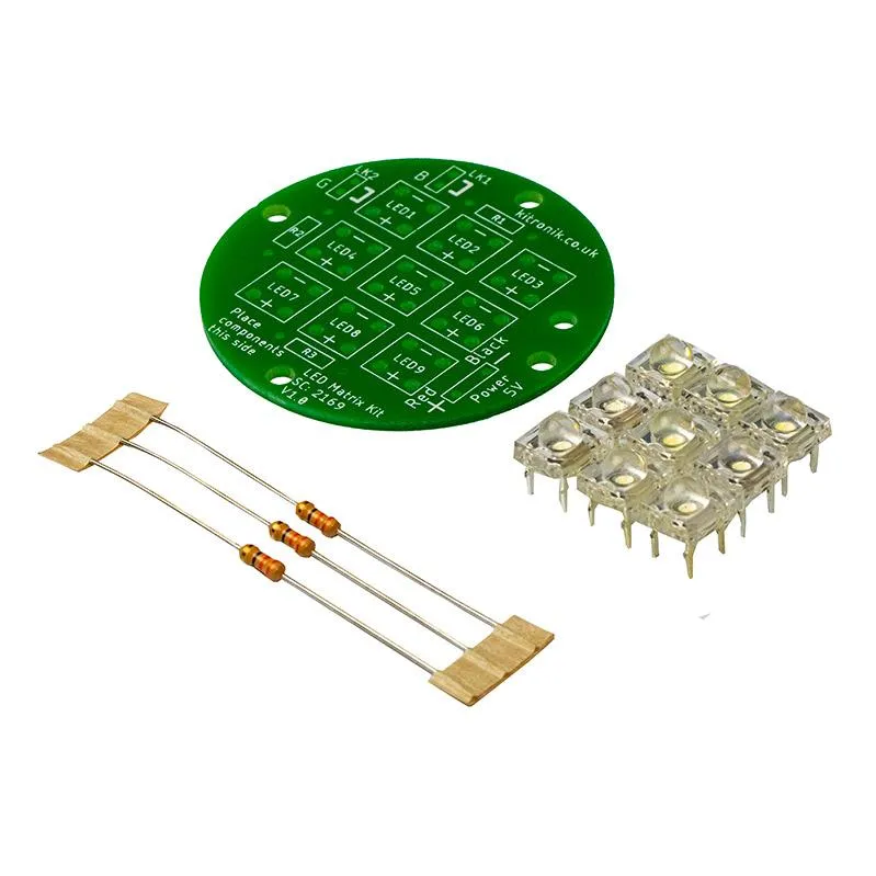 Kitronik Round 5V LED Matrix Lamp Kit