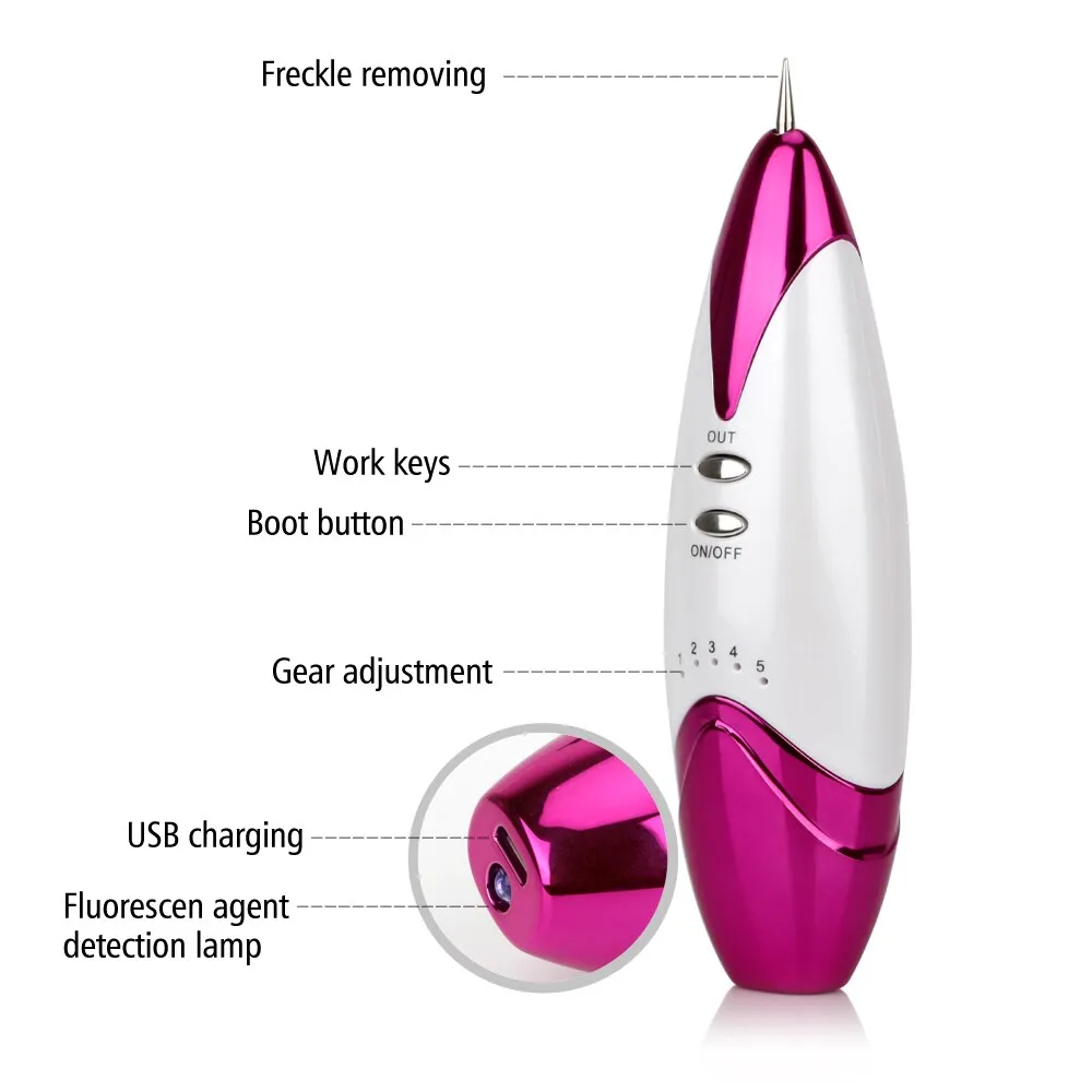 Laser Dark Spot Mole Freckle Removal Pen Spots Removal Machine For Tattoo Removal Instrument Dot Mole Spot Pen Home Salon Use