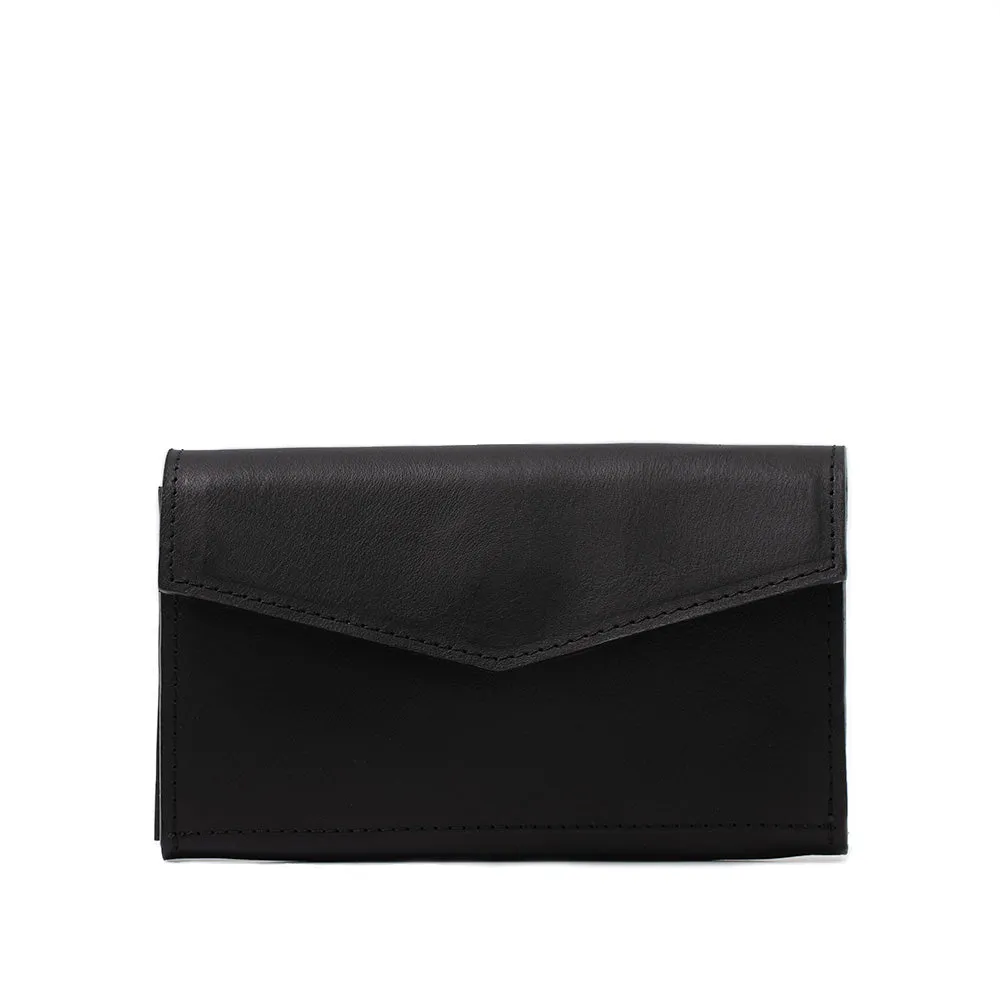 Leather AirTag Long Flap Wallet - Stylish and Functional | YourName eCommerce