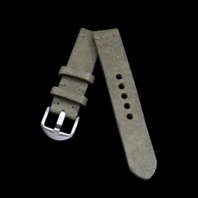 Leather Watch Strap, Rustic Olive | For Apple Watch