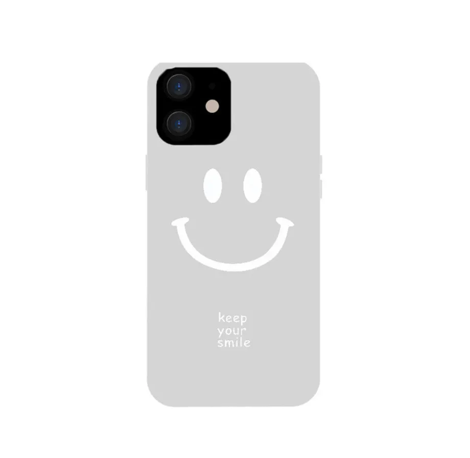 Led Smile Face Call/Messages Glowing iPhone Cases